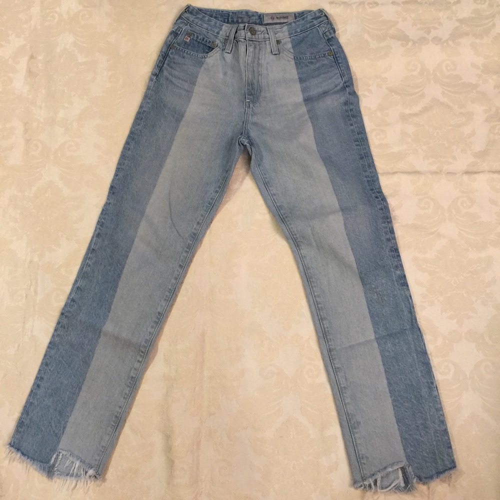 AG Adriano Goldschmied Tonal Denim Jeans Sz 25R